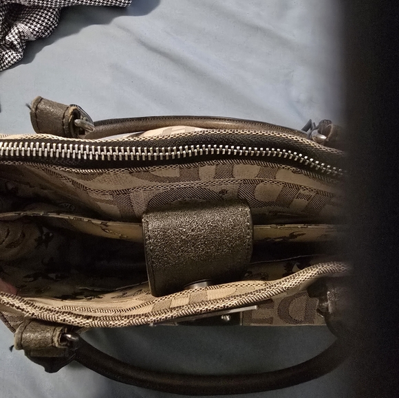 Harley-Davidson Tan and Brown Shoulder Bag - Picture 6 of 8